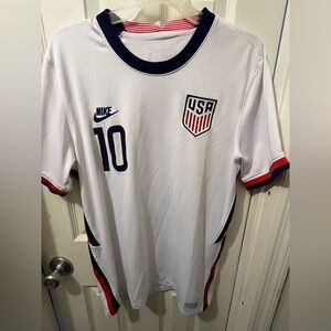 Nike USMNT 20/21  #10 Pulisic Home Soccer Jersey (CD0737-100) Men’s Size Medium